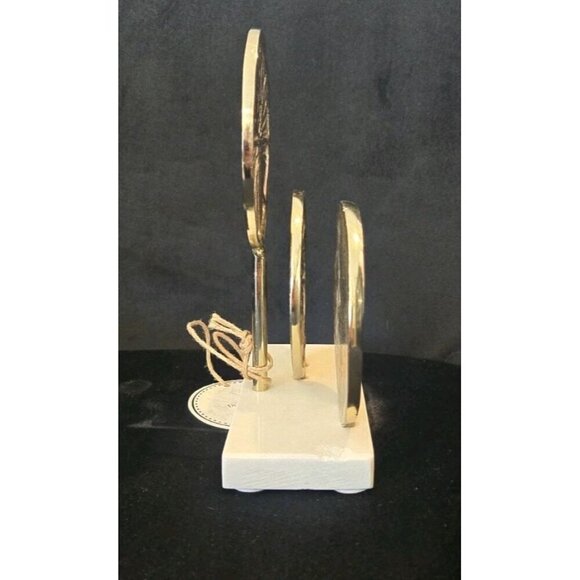 New Contemporary MCM Retro Lemon / Orange Slices Figurine Statue Room Decor - Picture 3 of 3